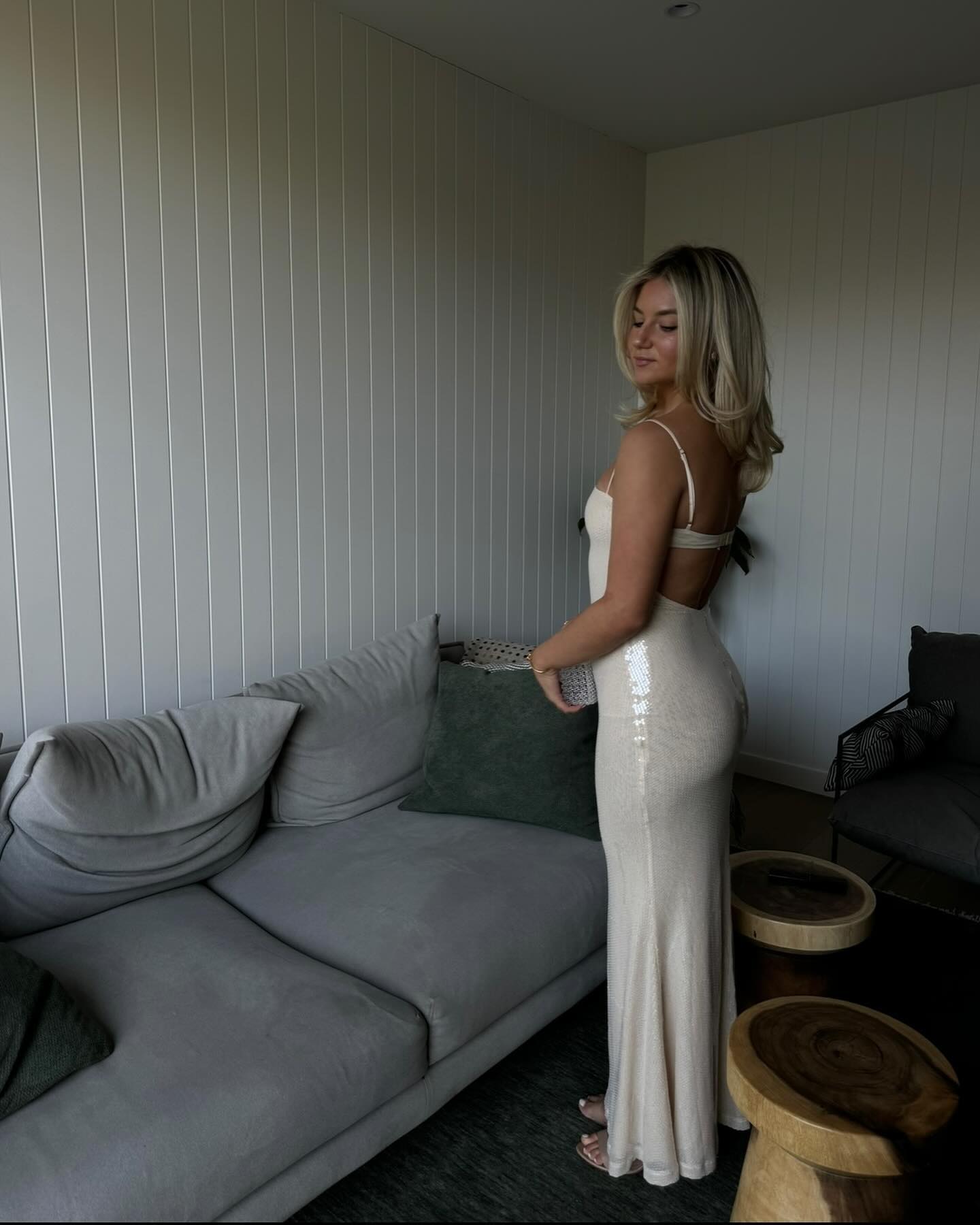 Benni | Juliano Sequin Slip Maxi