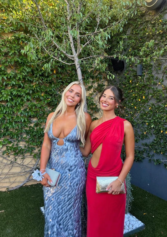 Misha | Sapphire Sequin Maxi