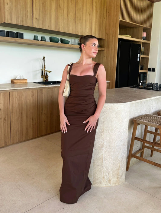 Sir The Label | Sir Dahlia Balconette Gown