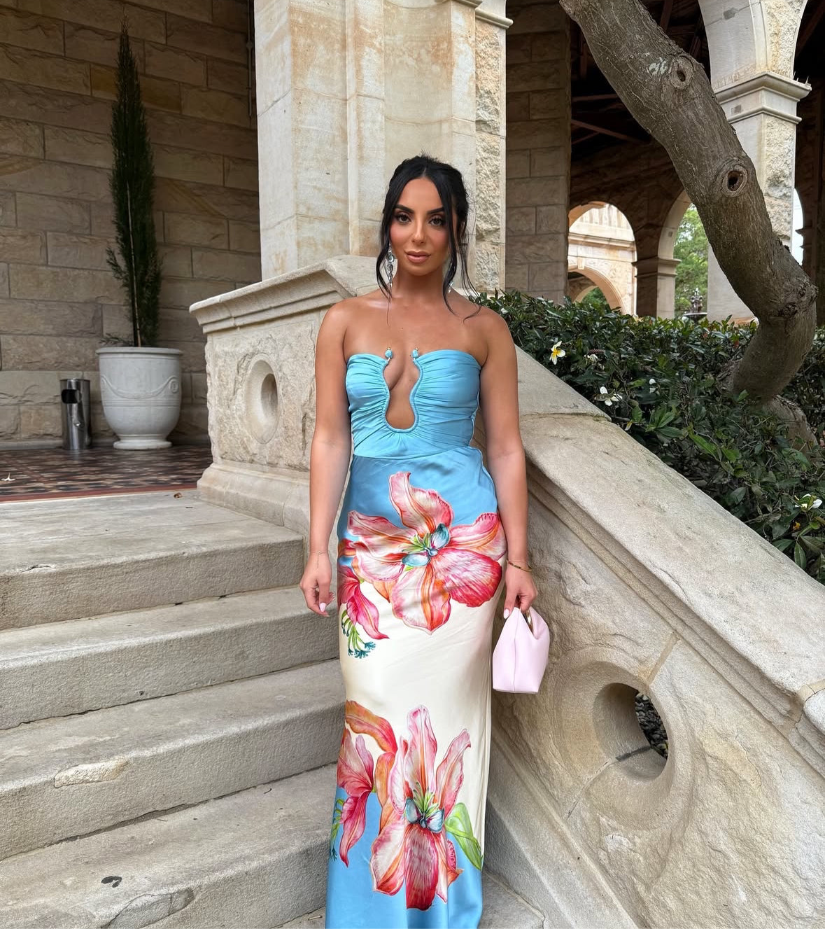 Rebecca Vallance | Orchid Oasis Strap Dress