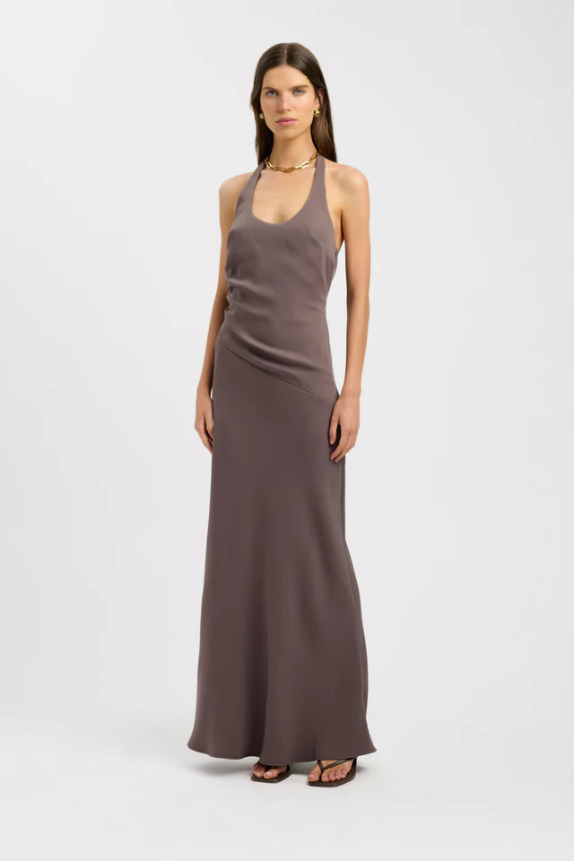 Kookai | Maria Halter Maxi (Brown)