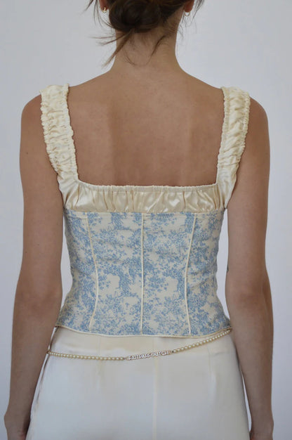 Fait Par Foutch | Blue Toile Set