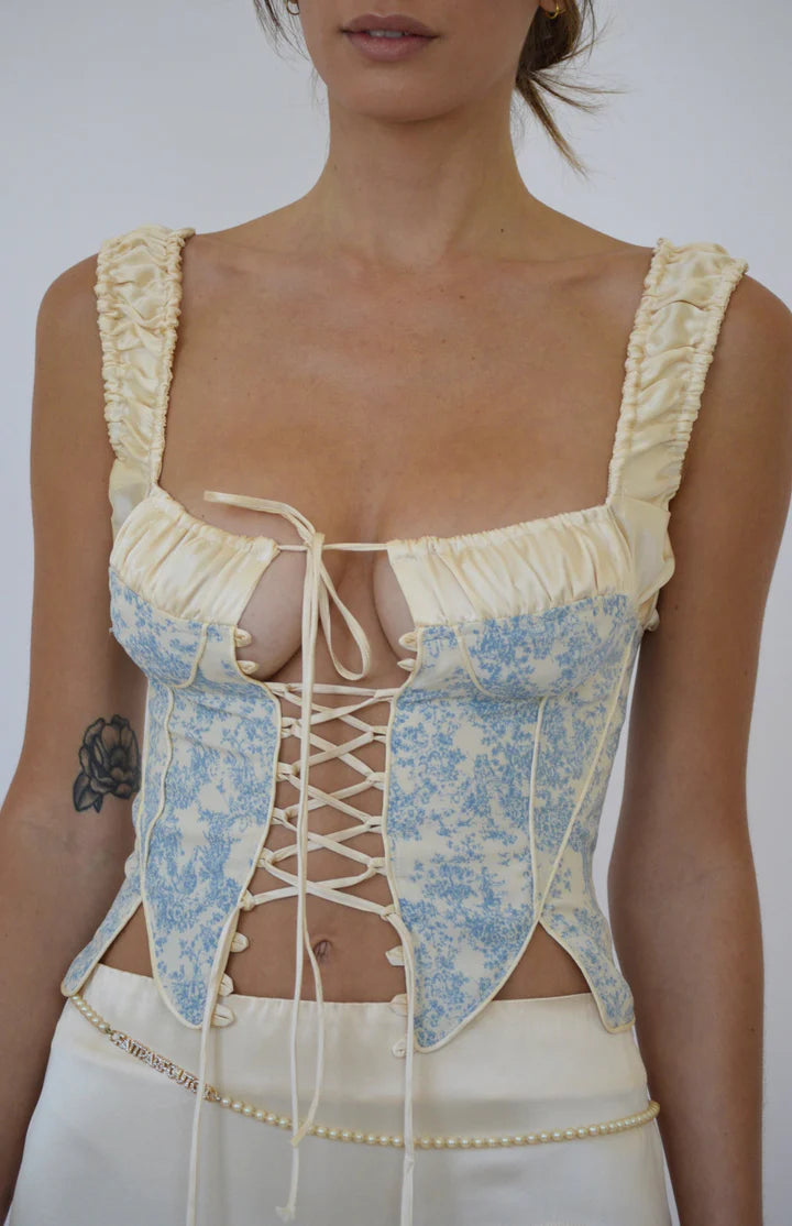 Fait Par Foutch | Blue Toile Set
