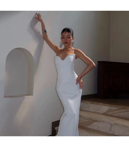 House Of CB |Tamara Corset Maxi (White)